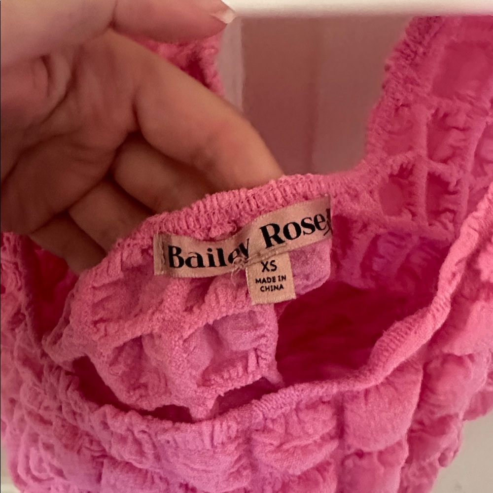 Pink Textured Tank Top - Picture 3 of 3